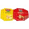 Loacker Quadratini Lemon & Hazelnut Wafer Cookies Bundle - Premium Crispy Bite Size Wafers - 30% Less Sugar - NON-GMO - LARGE Pack of 6 Each