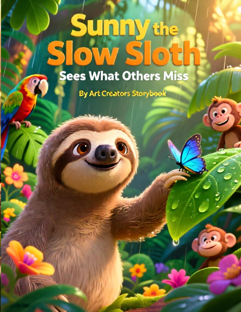 Sunny the Slow Sloth Sees What Others Miss: A Gentle Rainforest Adventure Teaching Kids Mindfulness and Observation (Sunny the Slow Sloth Social-Emotional Learning Series)