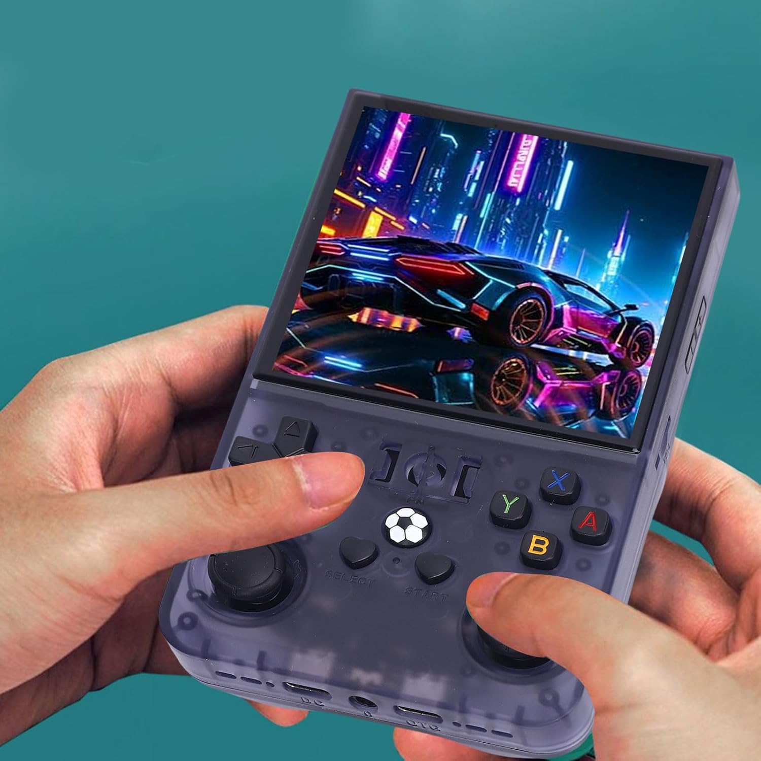 Retro Handheld Game Console, R36MAX Portable Video Console for Linux System Open Source Supports 30+ Emulators, 4in Screen Video Gaming Player for RK3326, 4000mAh (128G)