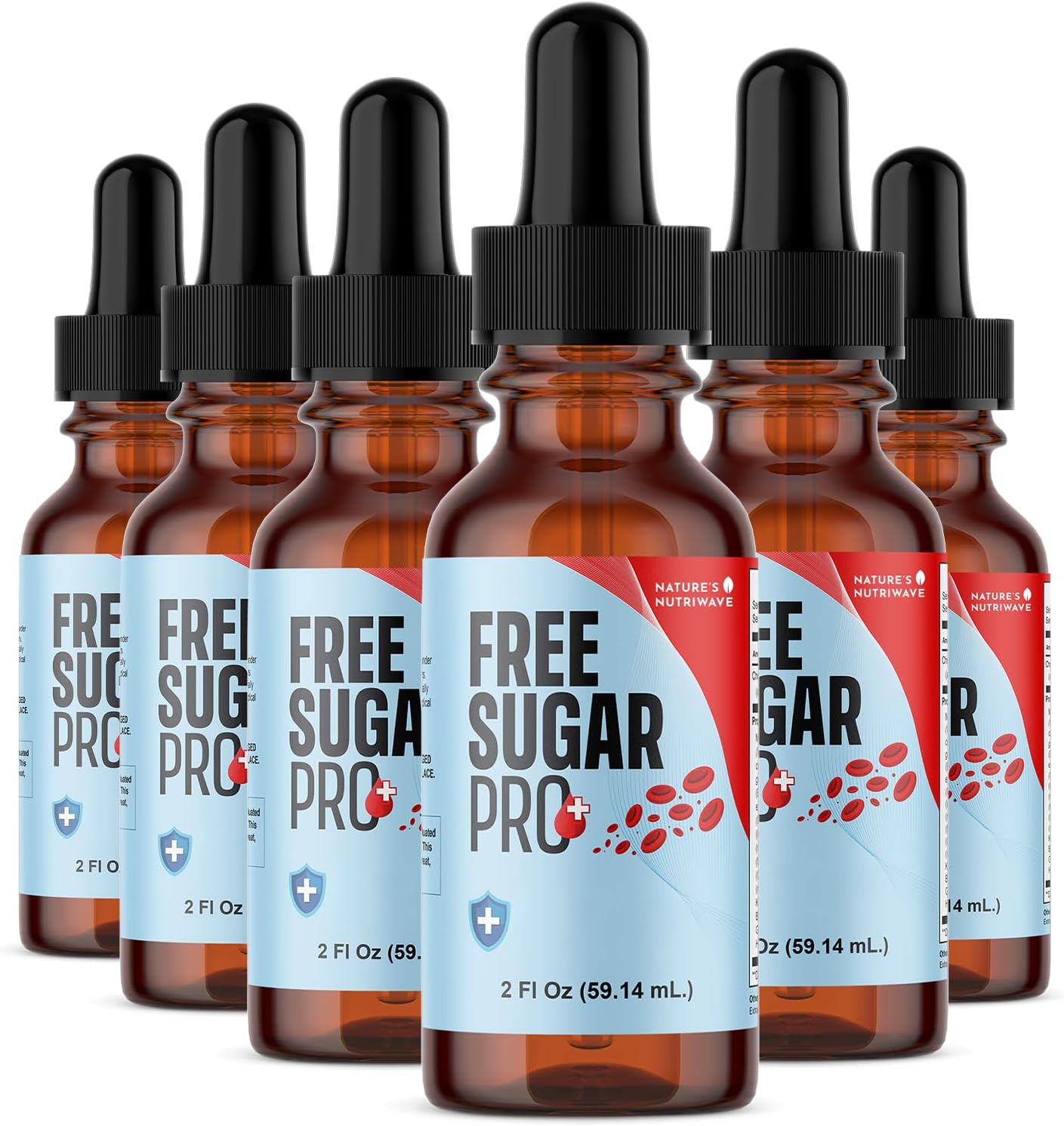 Free Sugar Pro – Natural Daily Wellness Drops with Chromium & Herbal Blend | Non-GMO | Easy to Use | Made in USA | 30 mL Liquid Supplement, 2 Month Supply