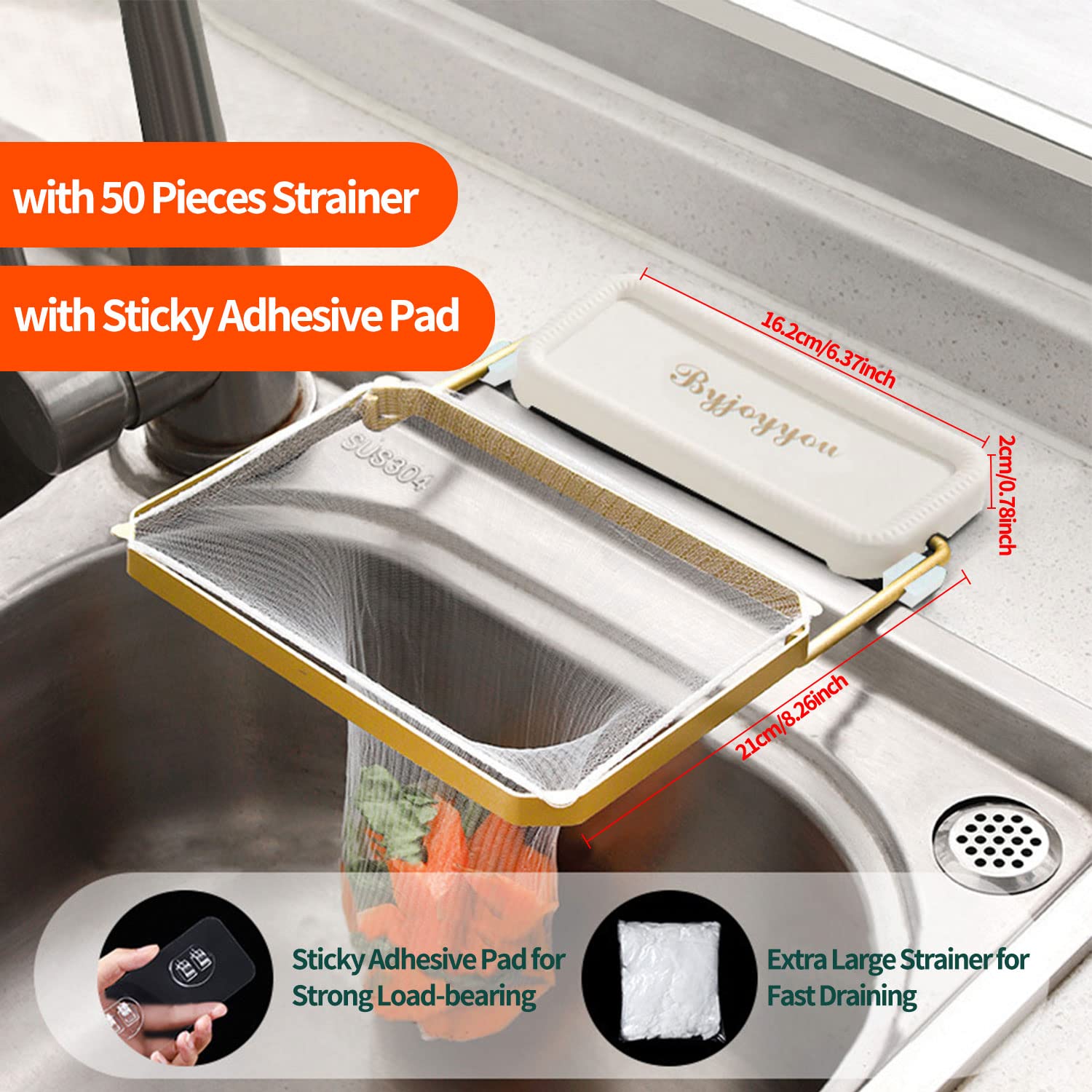 Retine Filtranti Per Lavandino - 100 Pezzi Anti-Intasamento - Con Busta Impermeabile - Foto 12