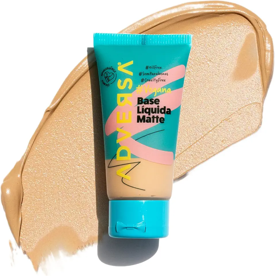 Base Líquida Matte Vegana ADVERSA - Cor 300