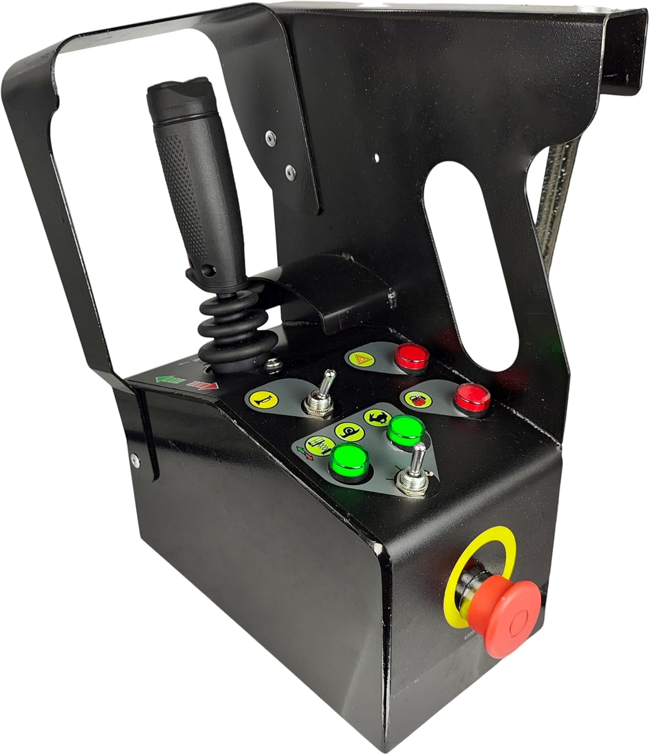 XYZIL 4000306220 Platform Control Box Compatible with Haulotte Optimum 6 Compact 8 Compact 10N Scissor Lift w/ Movement Joystick Front Axle Steering Selector Assembly 9 Pin Red Plug