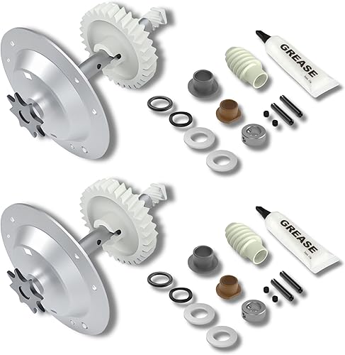 2 repuestos para Liftmaster 41c4220a Kit de engranajes y piñones para los modelos Chamberlain, Sears, Craftsman 1/3 y 1/2 HP