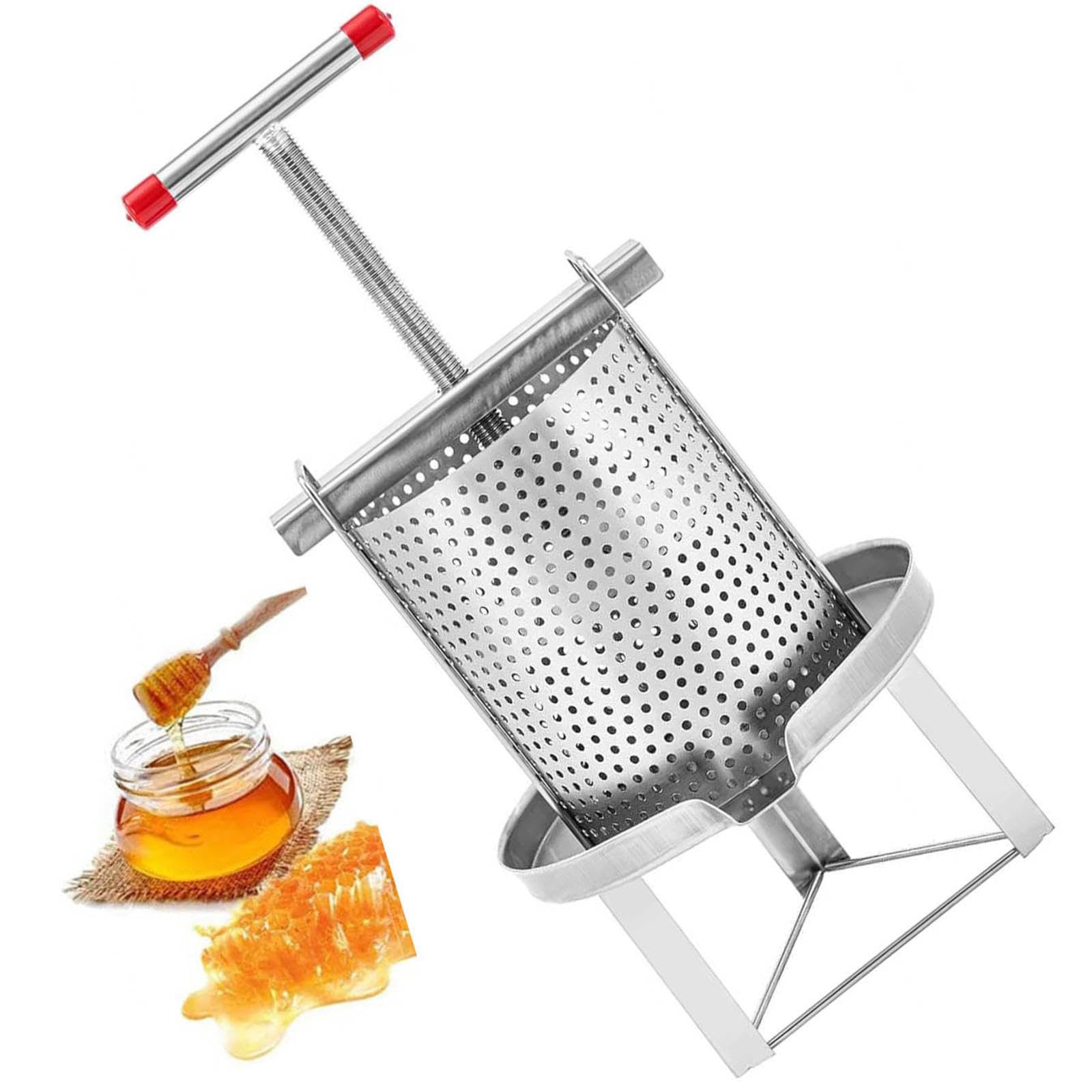 estrattore manuale per in acciaio inox pressa manuale per frutta manual honey press extractor Attrezzatura apicoltura per Apicoltura Agricoltura Strumento