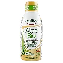 Equilibra Integratori Alimentari, Aloe Bio, Integratore Aloe Vera Puro Succo con Polpa 99%, Aloin Free, 100% Filiera Italiana Biologica, Vegan, Naturalmente Privo di Lattosio, Senza Glutine, 750 ml