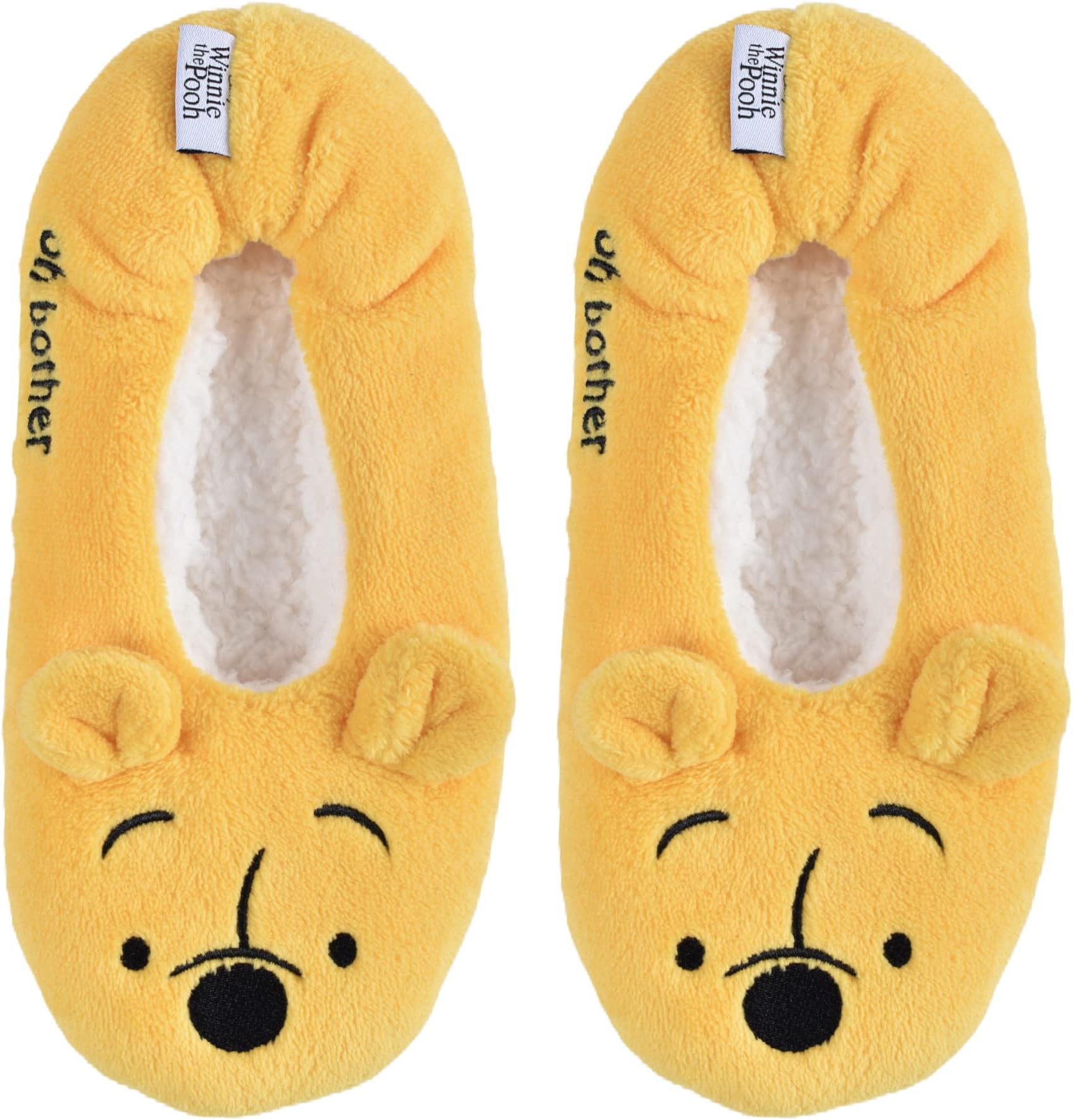 Womens 1-pack Plush Footlet, Yellow, 9 11 US