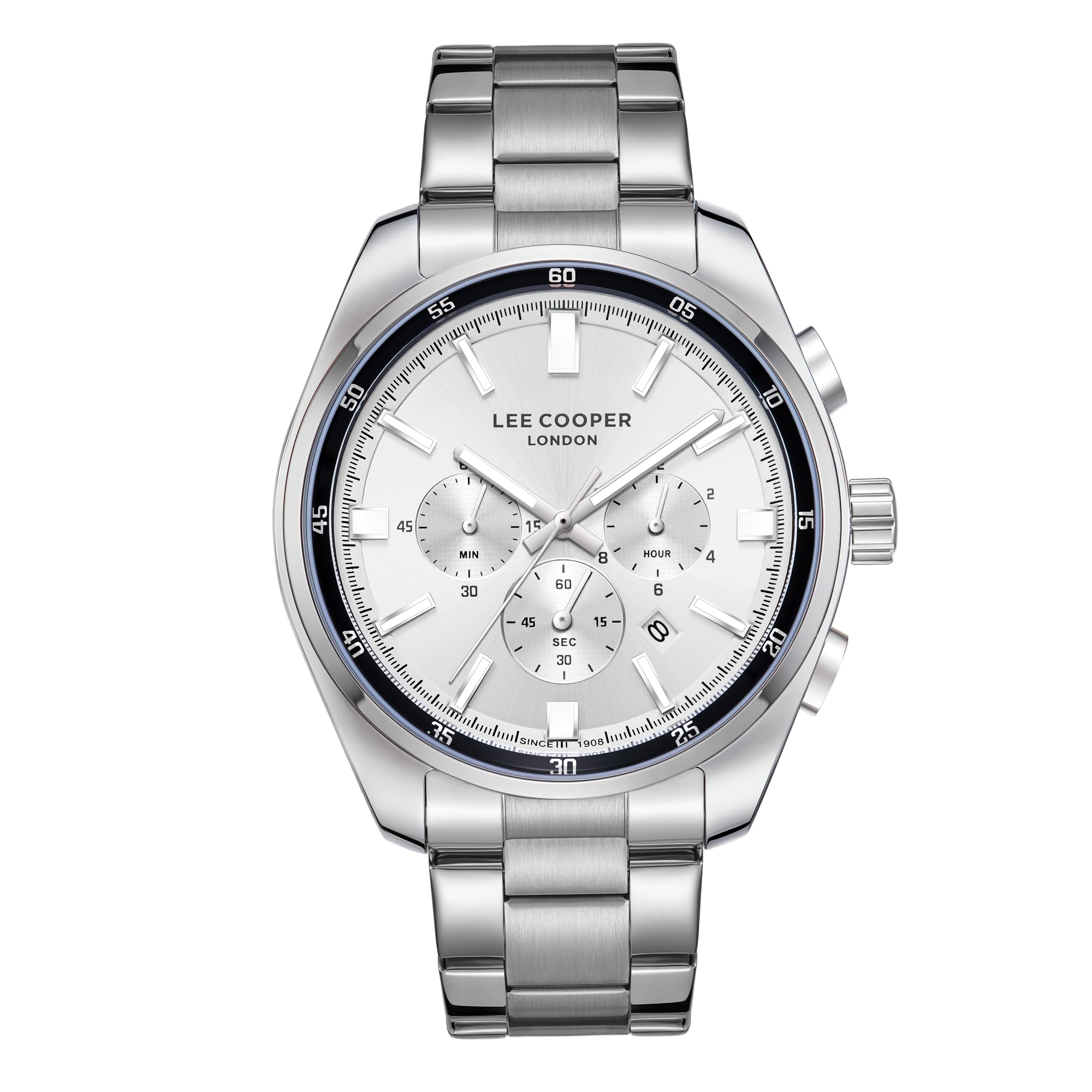 Analog Silver Round Dial Men's Watch - LC07513.330-MP-image-46