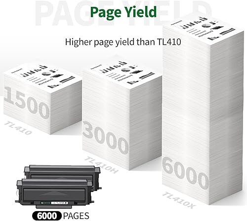 Miniatura 2 de JINTUM TL-410X - Cartucho de tóner compatible con Pantum TL-410X TL-410H TL-410 para M7102DW P3012DW M6800FDW M7100DW M7200FDW M6802FDW M7102DN
