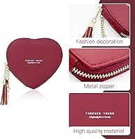 FuninCrea Petit Porte Monnaie Femme, Petit Portefeuille Femme