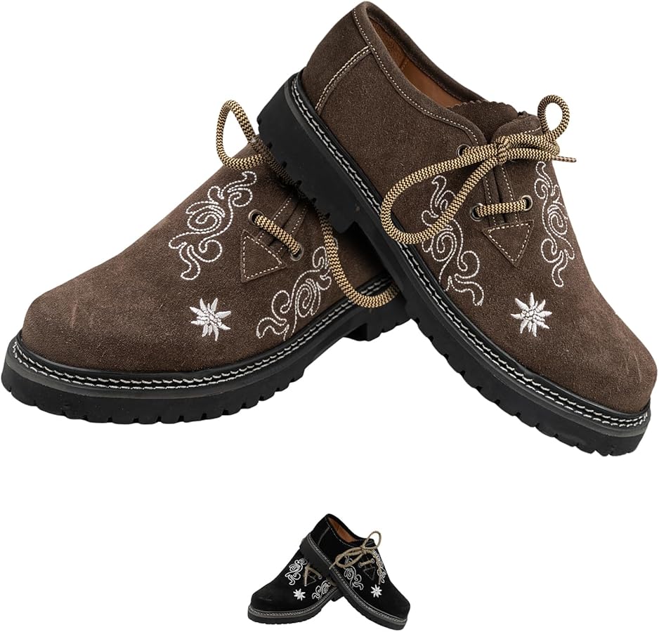 German Wear Haferlschuhe Herren - Echte Trachtenschuhe Aus 100% Kalbsleder