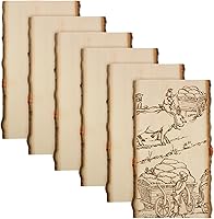 Briwooody 6 Pack Hollow Live Edge Wood Slabs - Unfinished Poplar Planks 11x7-9 Inch for DIY Crafts, Pyrography, Rustic Decor & Weddings