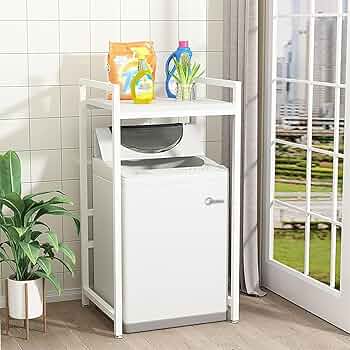 メルメル 乾燥機ラック Amazon.co.jp: 乾燥機スタンド、洗濯機収納ユニット上の収納