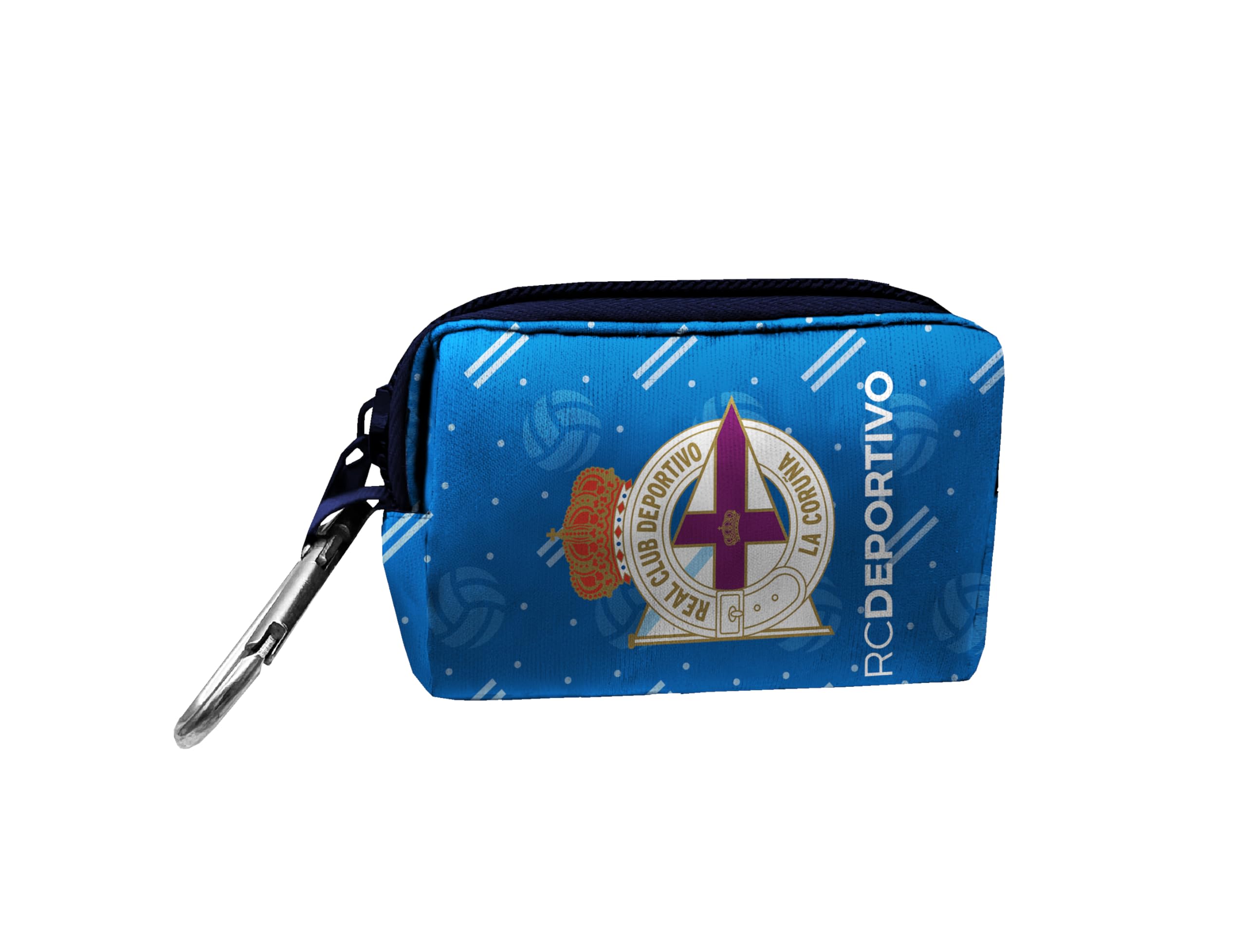 CyP Brands- Deportivo de la Coruña, Bag Dispenser, Bag Holder, Basic Pocket Dispenser, Blue, Official Product