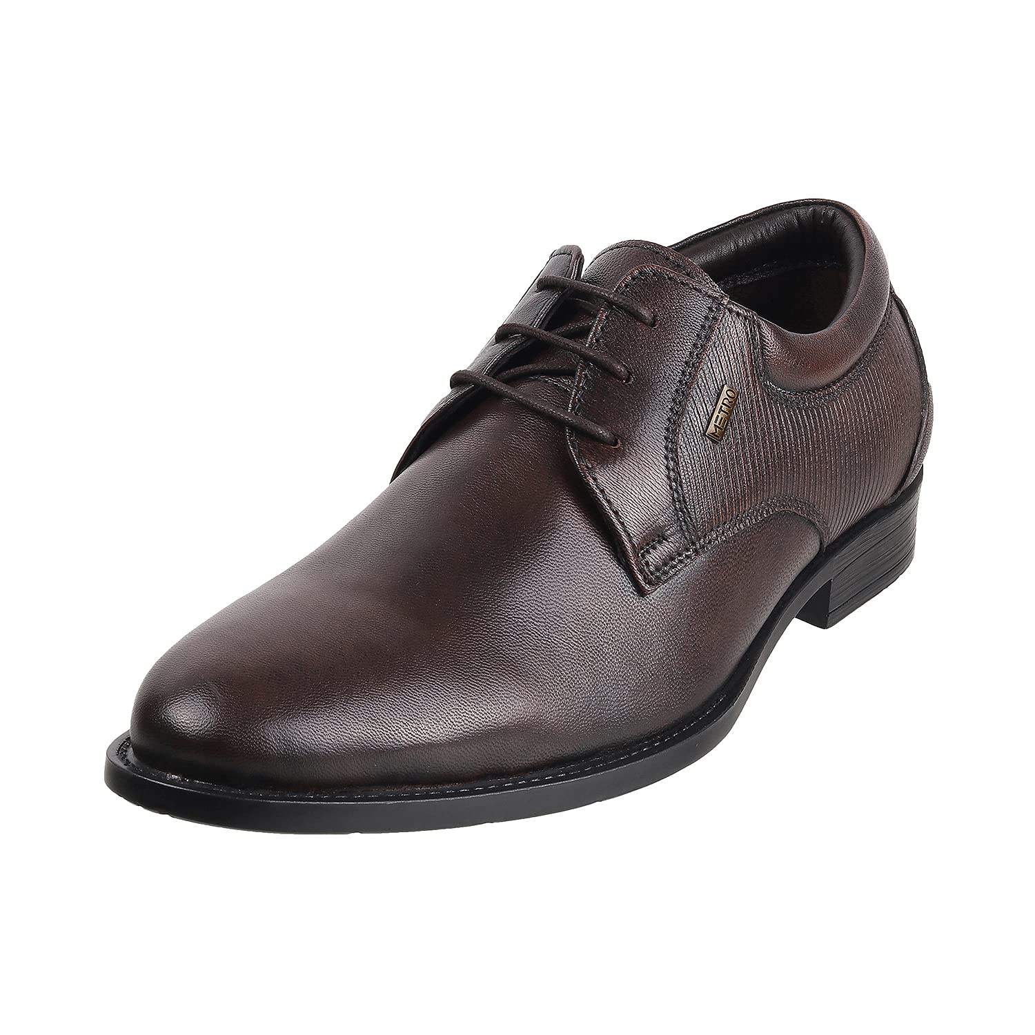 Metro Mens Leather Brown Lace-up Shoes (Size (11 UK (45 EU)) (B09CR7MN8B) Amazon Price History, Amazon Price Tracker