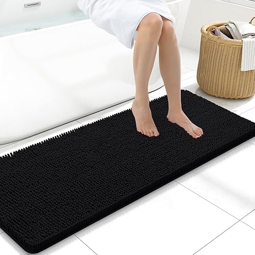 Miniatura 40 de Arotive Alfombras de Baño 30x20, Alfombras de Baño de Chenilla Shaggy Extra Suaves y Absorbentes, Lavables a Máquina con Respaldo de Goma