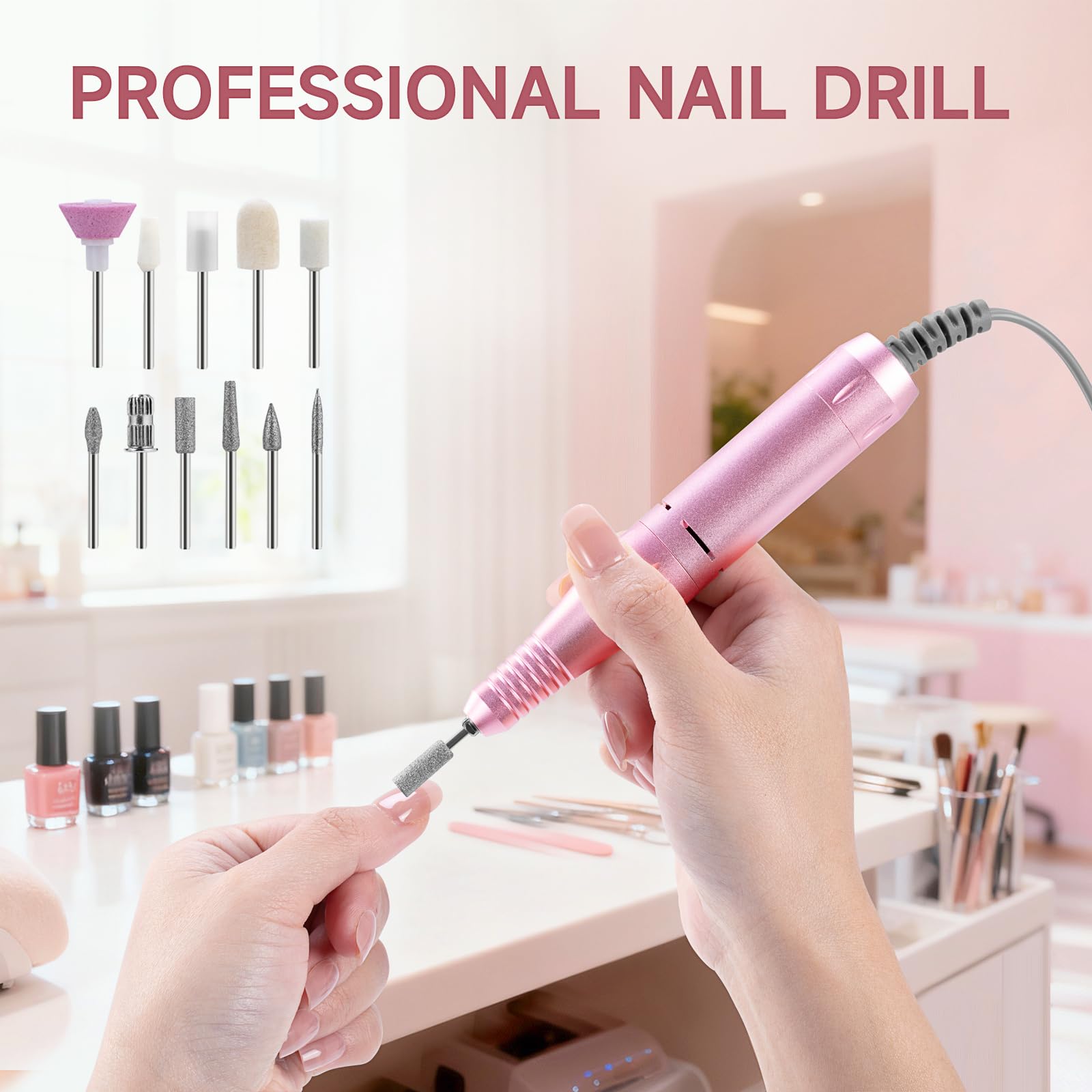 Amazon.com: Professional Nail Drill Electric File 45000RPM
