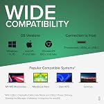 Plugable USB C Triple Display Docking Station with Laptop Charging, for Thunderbolt, USB4, or USB C Systems, Compatible with Windows, macOS, ChromeOS laptops (3x HDMI, 6x USB 5Gbps Ports, 100W USB PD)