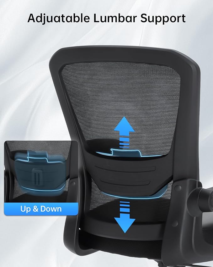 Silla de Oficina Ergonómica con Respaldo de Malla y Apoyabra miniatura 6