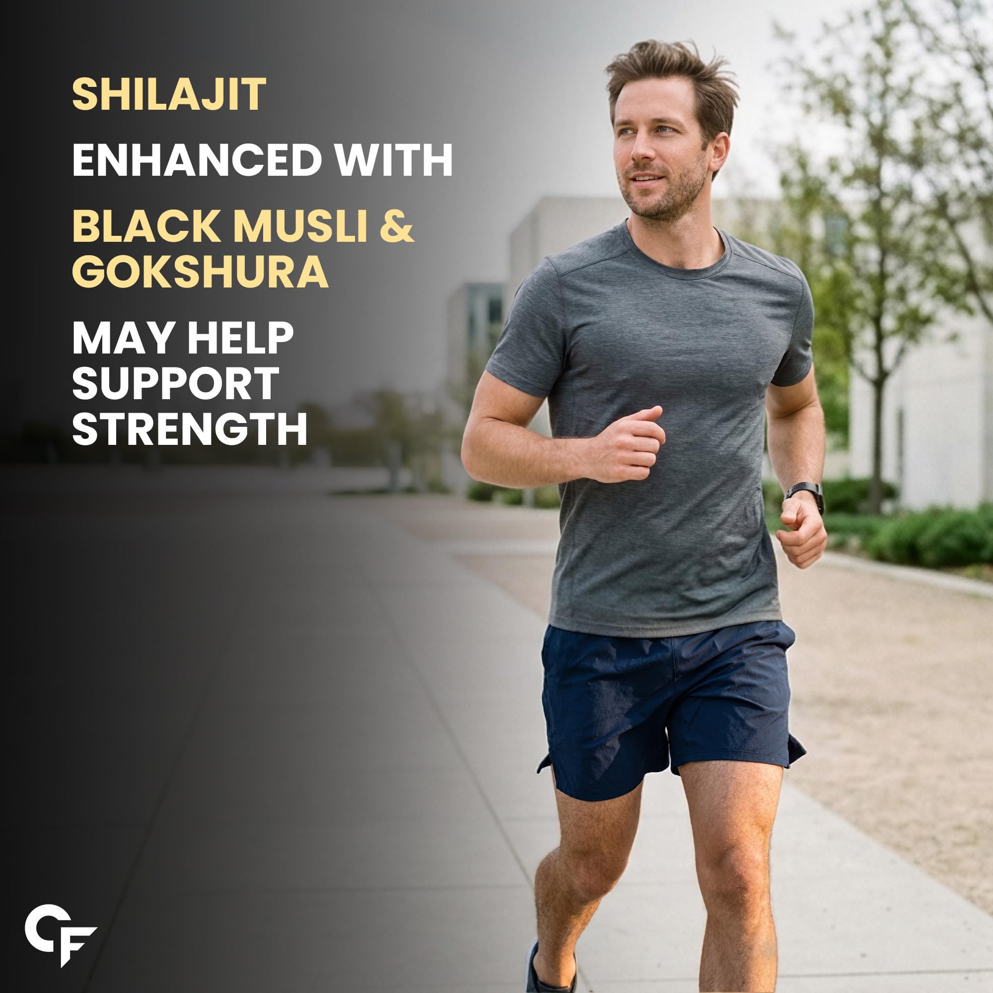 Carbamide Forte Shilajit Gummies For Men With Swarna Bhasma, Gokshura, Ashwagandha | Himalayan Shilajit For Men | Shilajeet | 60 Veg Gummies — Amazon image 4