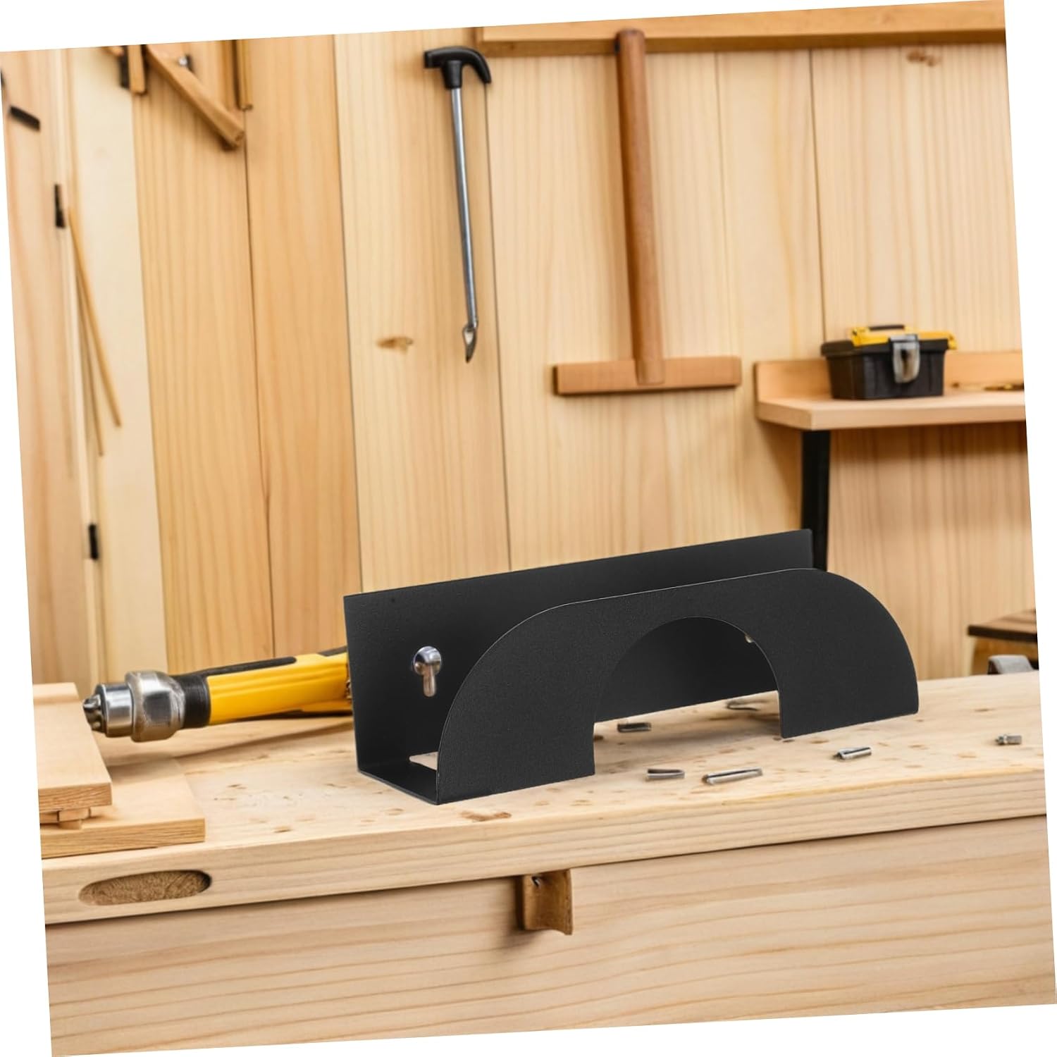 Durable Power Tools Holder for Polisher Grinding Machines Angle Design for Workshop Garage Storage Heavy Duty Metal Rack Space Saving