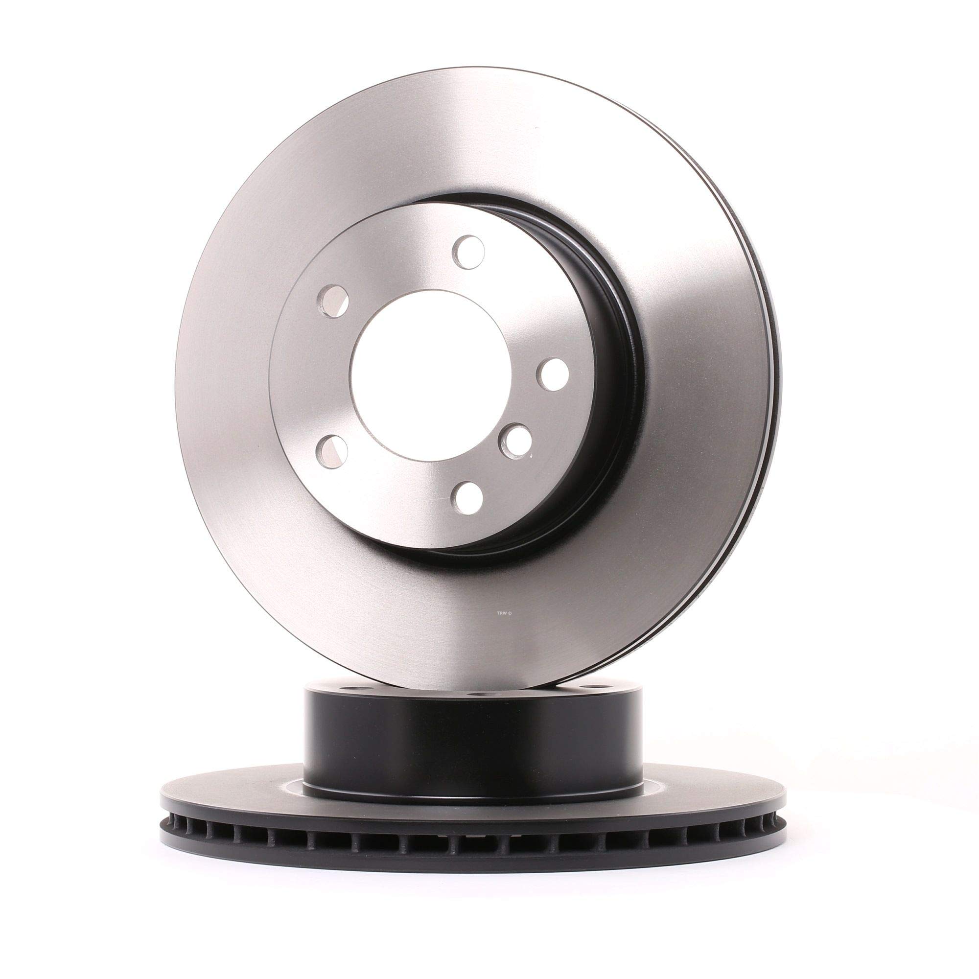 2x TRW Disco de freno Delantero Ø300mm Altura: 73,7mm Espesor: 24mm ventilado DF4459 Compatible con BMW 3 Touring E91 3 Sedán E90 1 Hatchback E87 1 Hatchback E81 3 Coupé E92