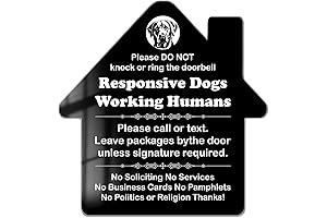Front Door's No Soliciting Sign: A Hilarious Deterrent With A Canine Twist