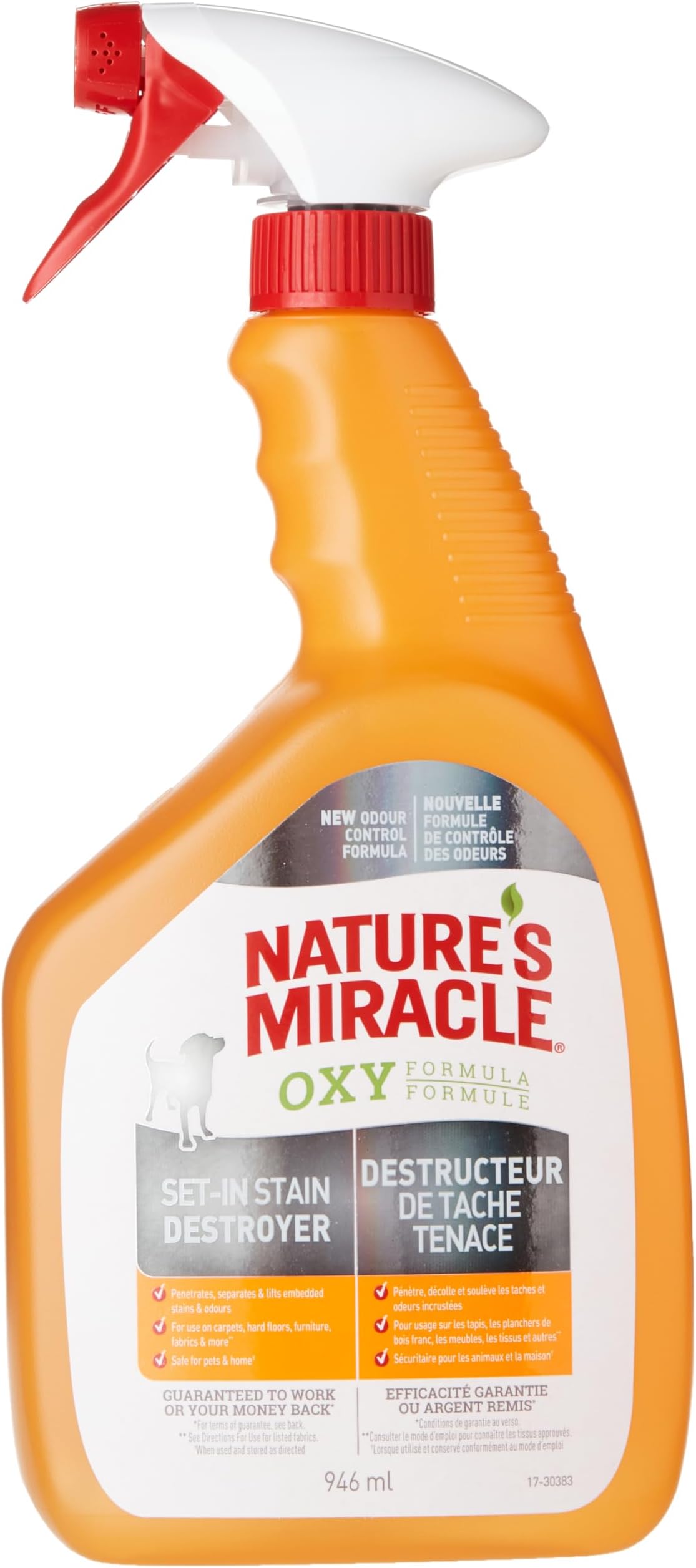 Nature's Miracle Stain & Odor Remover Oxy 32oz Trigger Amazon.ca