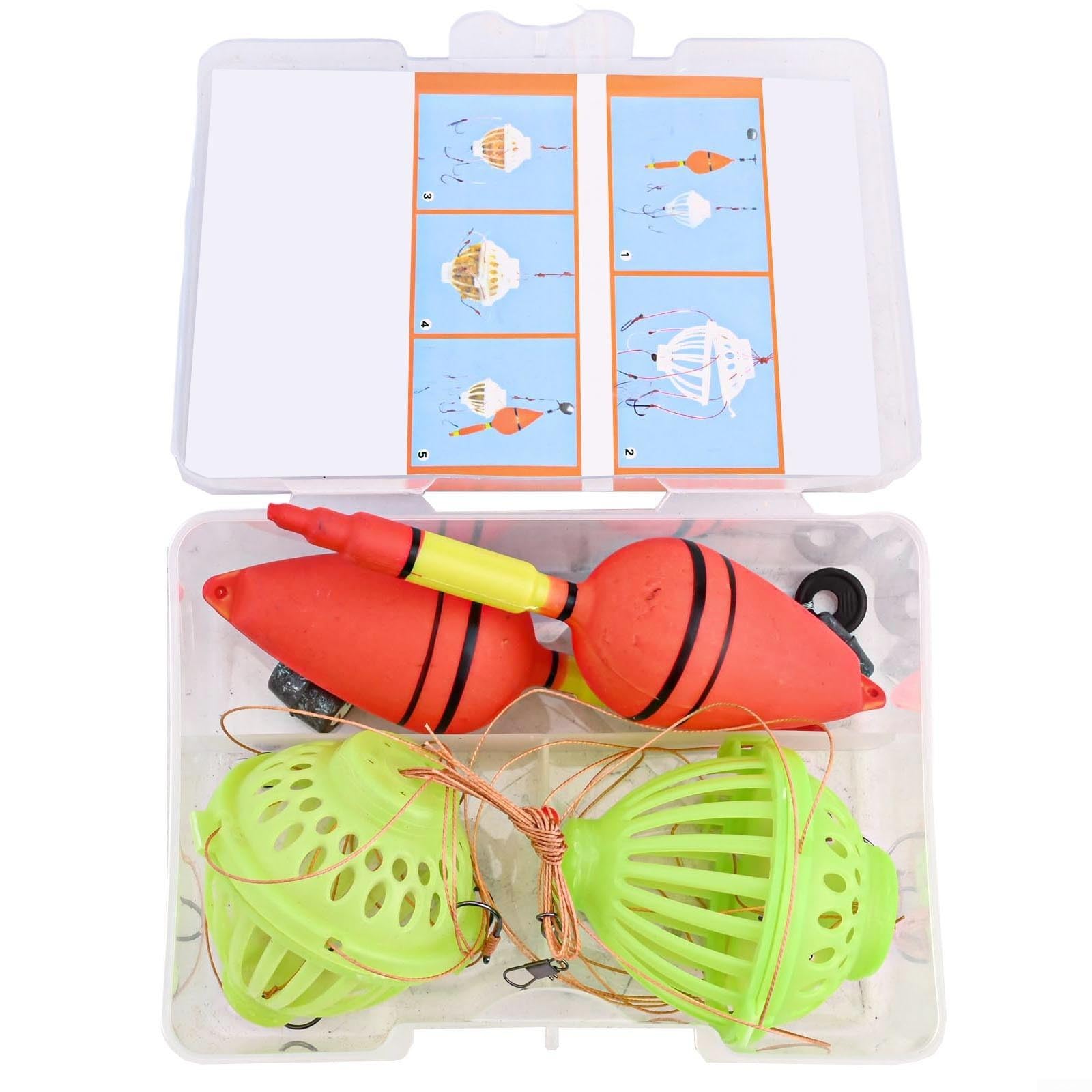 plastic and metal material Bighead drift fishing group set for carp fishing experience