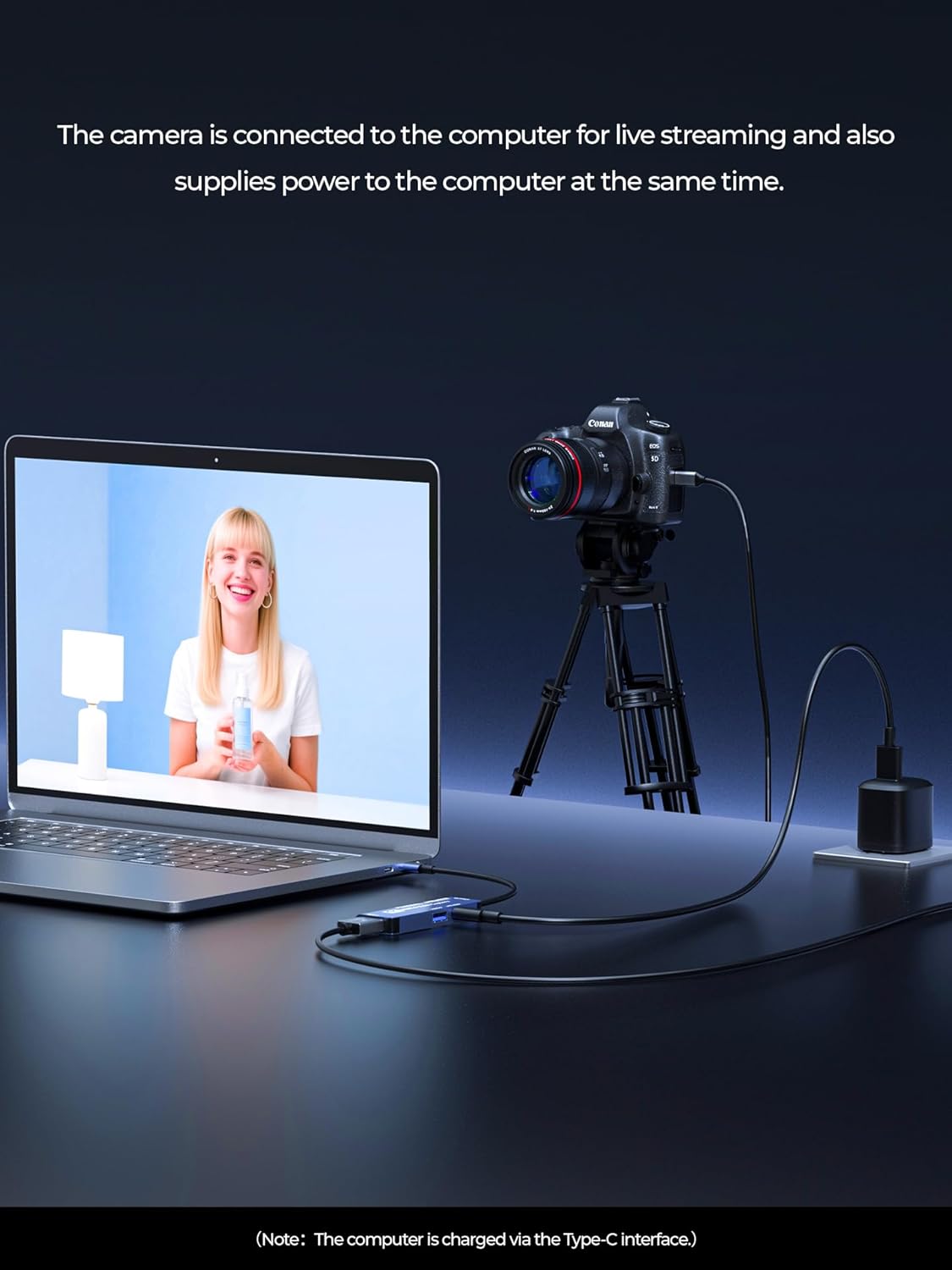 USB 3.0 Video Capture Card with PD 100W and USB3.0 Port, Streaming Game Recording 4K, 60FPS, HDMI to USB-A/USB-C Capture Card for Quest 3, Switch, PS5/4, Camera, Xbox, Tablet PC