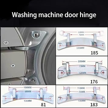 Washing Machine Hinge Replacement Part For Smooth Operations Corrosions Resistant Alloy Long Lasting Aluminum Alloy Washer Door Switches