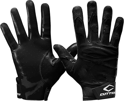 Cutters Rev Pro 4.0 Ultra Grip - Guantes de fútbol con receptor ancho. Tallas para jóvenes y adultos (1 par)