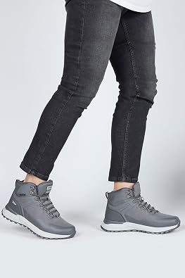 29652 Gri Erkek Su Geçirmez Outdoor Bot Spor Ayakkabı
