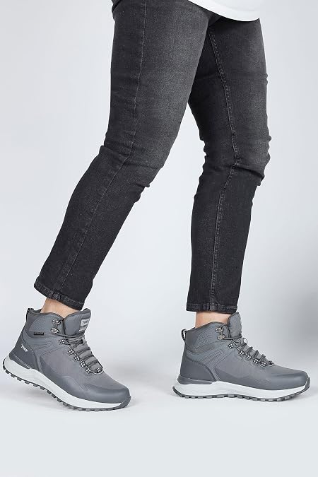 29652 Gri Erkek Su Geçirmez Outdoor Bot Spor Ayakkabı