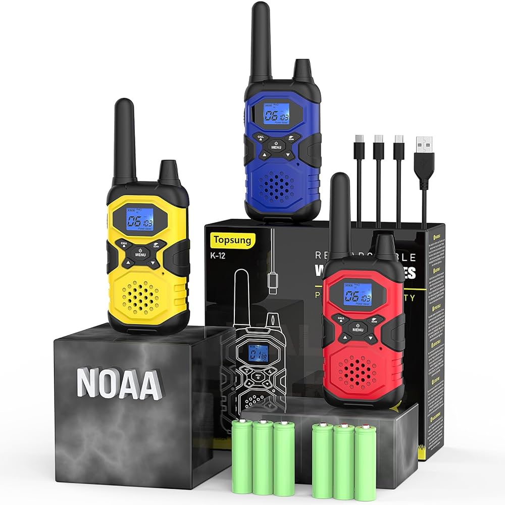 Amazon.com: Topsung Walkie Talkies for Adults Rechargeable