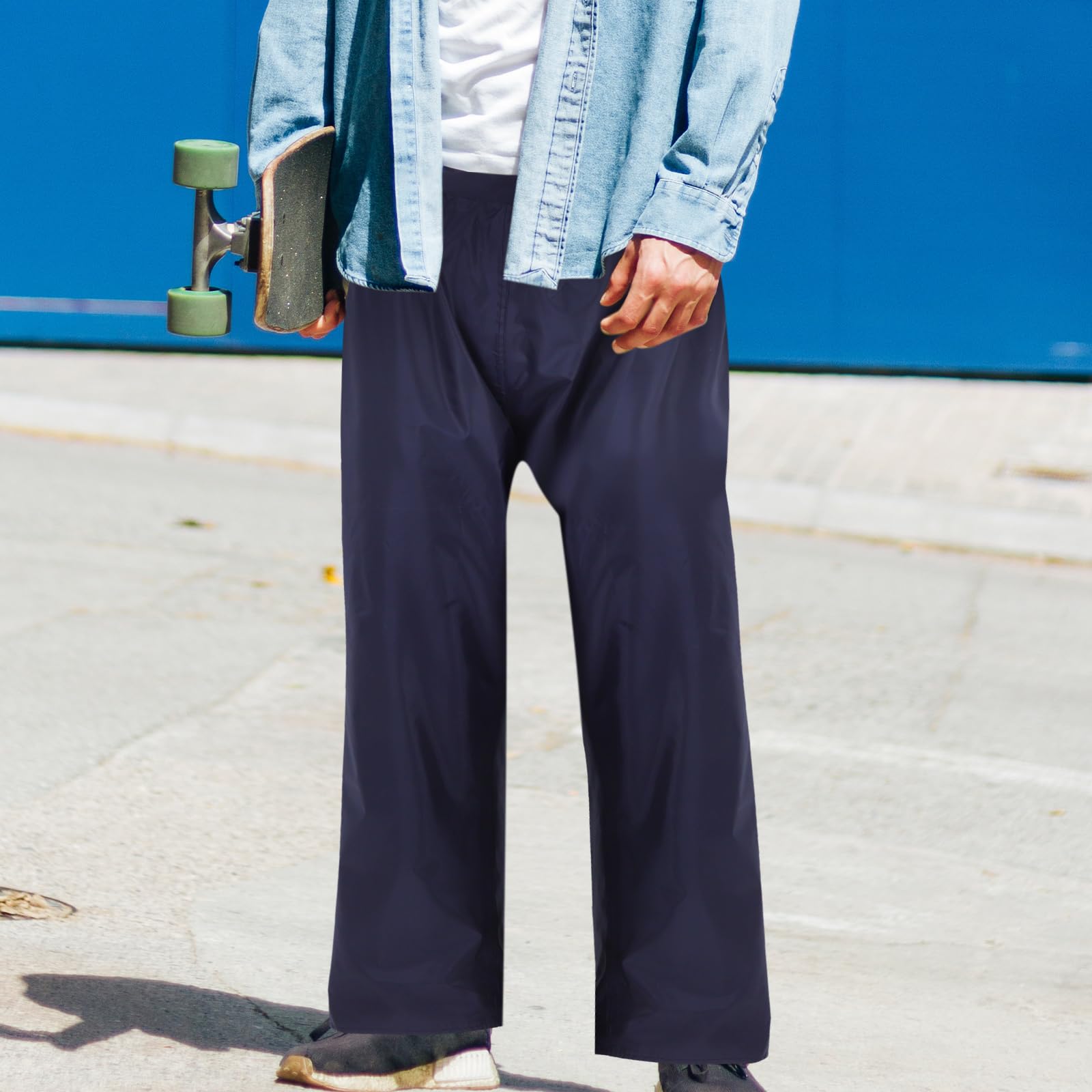 VALICLUD Pantalons De Pluie pour Hommes Pantalons De Pluie pour Femmes Pantalons De Pantalons Imperméables Hommes Et Femmes