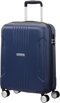 American Tourister Tracklite - Spinner Small Hand Luggage, 55 cm, 34 liters, Blue (Dark Navy)