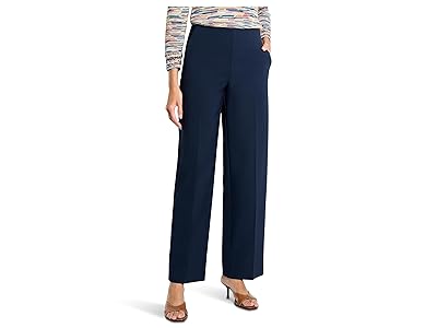 NIC+ZOE Petite 31 Stretch Suiting Lenox Wide-leg Pant Women