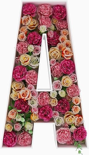 Miniatura 10 de JW Passion - Calidad Premium, Hecho Con Pasión Letras de Globo de 3 Pies de Alto para Mosaico, Letras Grandes Iluminadas con Marco, Kit de Bricolaje