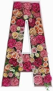 2FT Letter A Mosaic Balloon Frame Letter DIY Fillable Letters Kit for Birthday Party Wedding Backdrop Decor