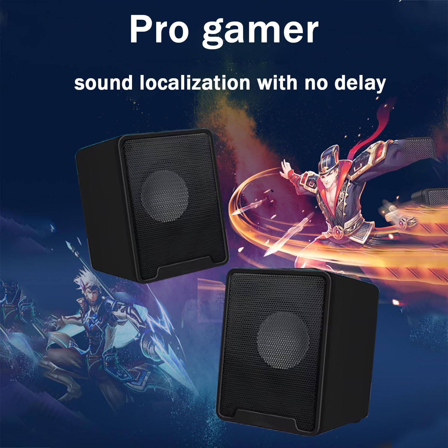 Haut-parleurs D'ordinateur Alimentés Par Courant Alternatif Avec Commandes De Volume Et De