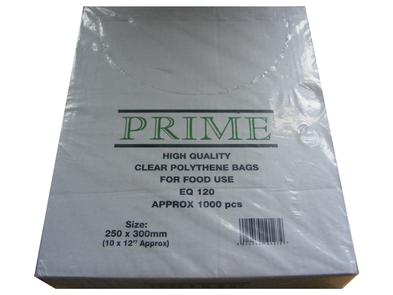 1000 10" X 12" (250MM X 300MM) HIGH QUALITY CLEAR POLYTHENE POLY BAGS