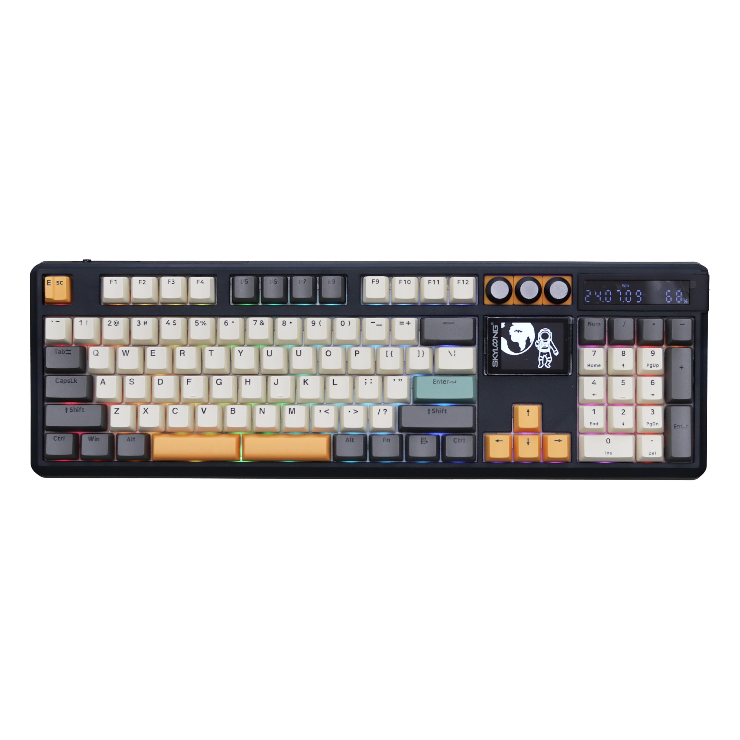 Amazon | Glacier Skyloong GK104 Pro フルサイズ ワイヤレス/有線