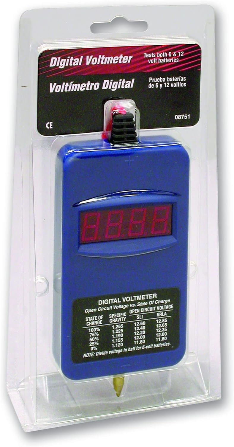 Deka East Penn 08751 Voltmeter