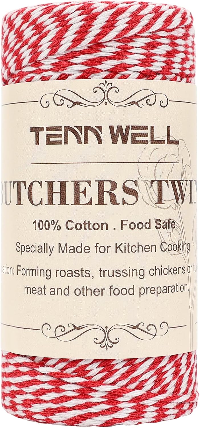 Amazon.com: Tenn Well Butchers Twine, 328 Feet 2mm Food Safe Cooking ...