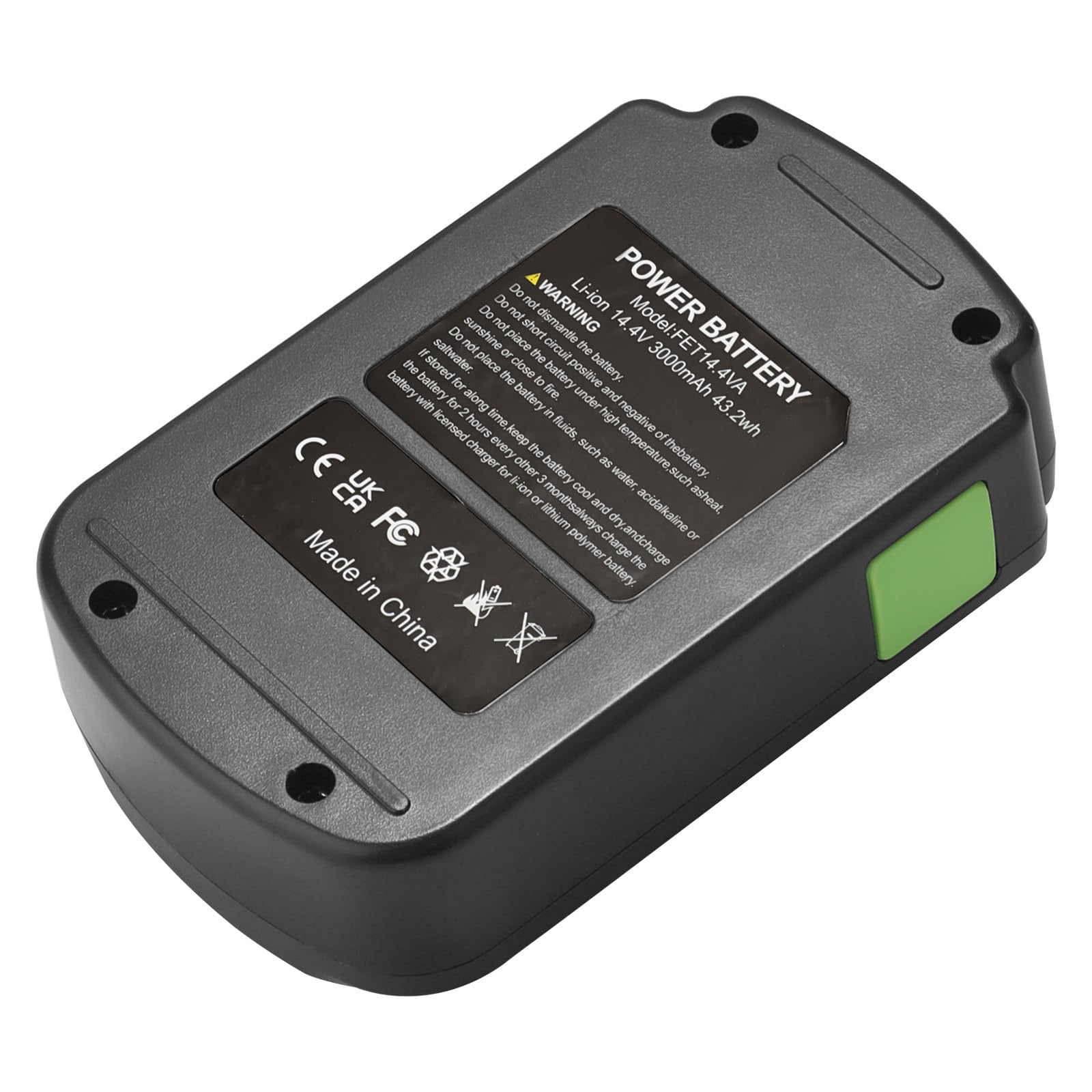 Seilylanka Elektrowerkzeugakku für Festool Li-Ion 14.4V 3000 mAh Akku kompatibel mit C 15, PSC/PSBC 400, T 15+3, 494832, 498341, BPC 15, BPC 15 Li, BPS 15