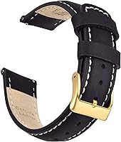 Vista 37 de Ritche Correas de Reloj de Cuero de Liberación Rápida Regalo de Navidad, Correas de Reloj Genuinas para Hombres y Mujeres, Correa de Reloj de Cuero