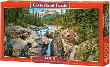 CASTORLAND 4000 Piece Jigsaw Puzzles, Mistaya Canyon, Banff National Park, Canada, Castorland C-400348-2