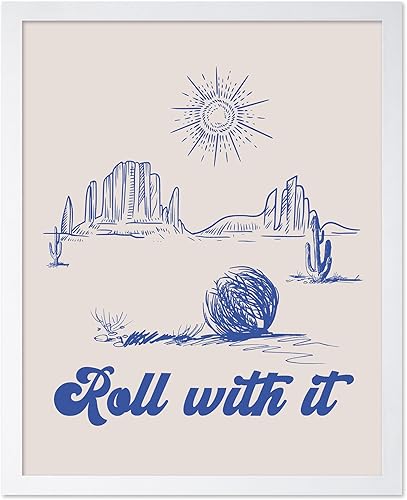 Vista 19 de Poster Master Blue Did Ya - Póster con estampado retro de vaquero - Arte occidental - Arte moderno - Decoración de pared de baño humorística - 2-Azul