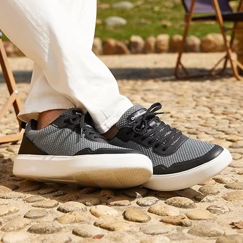 Miniatura 7 de OrthoComfoot Zapatillas ortopédicas de moda para hombre con soporte de arco cómodos zapatos ortopédicos para fascitis plantar, zapatos de caminar